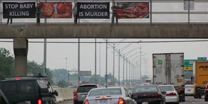 4X8 Banner -- Abortion is Murder
