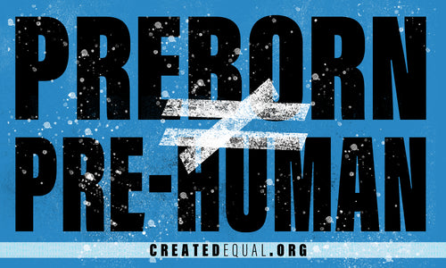 Preborn ≠ Pre-Human Sticker